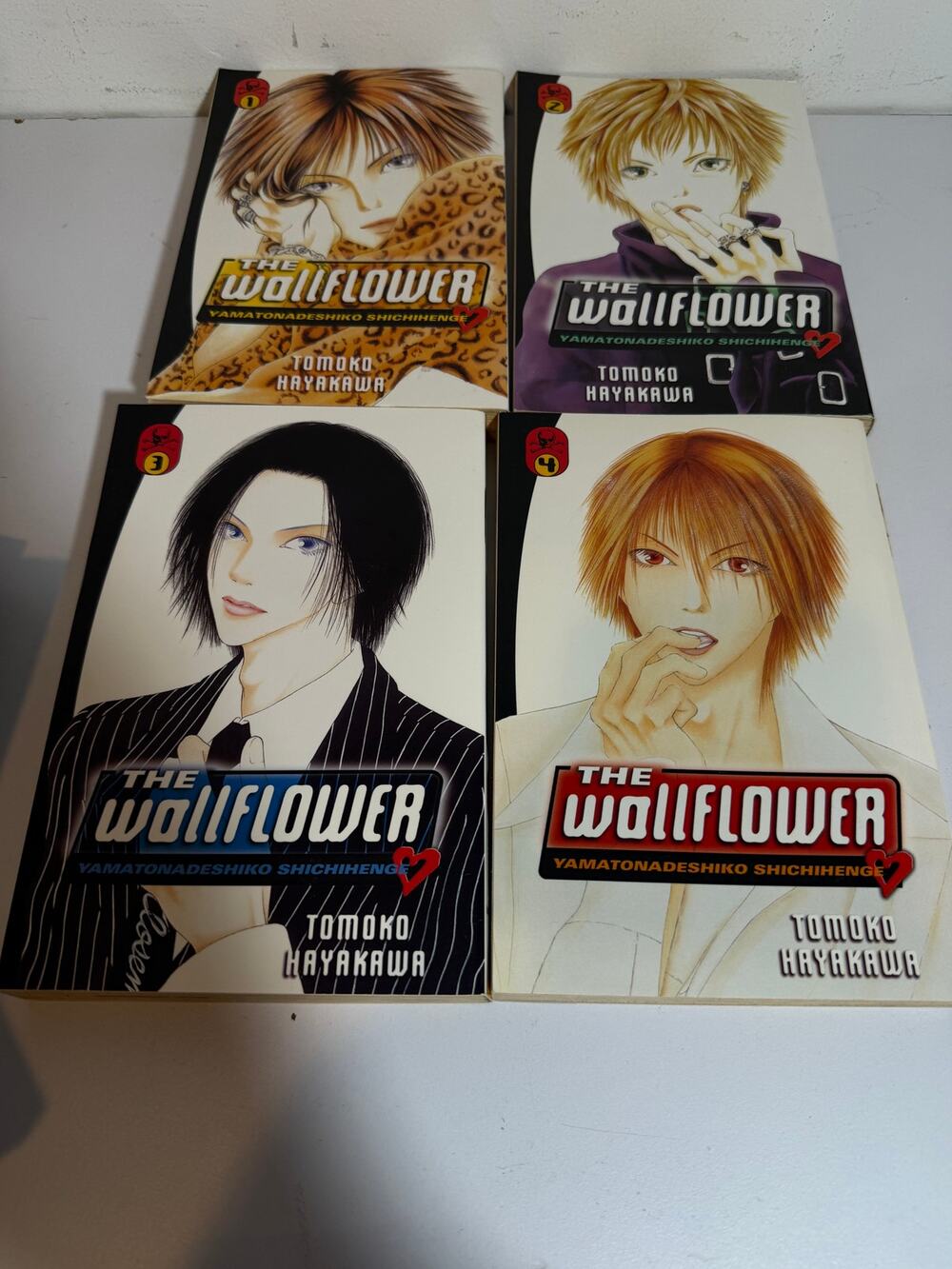 THE WALLFLOWER Manga Volumes 1, 2, 3, & 4 Vol TOMOKO HAYAKAWA Del Rey English